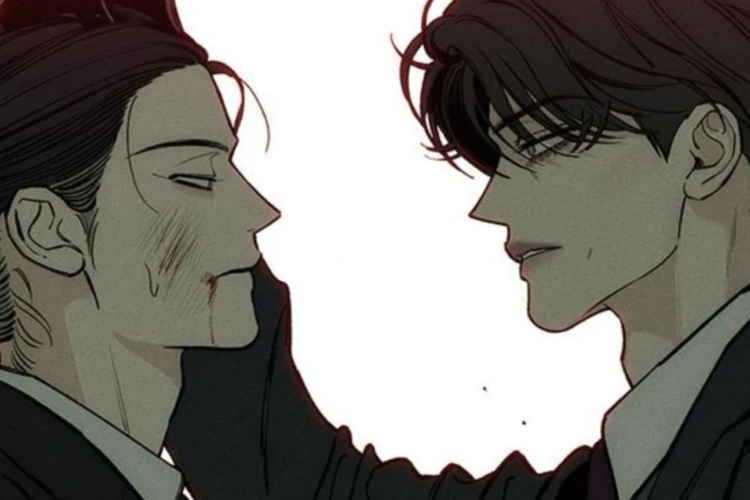 New Update! Manhwa Tears on a Withered Flower Chapter 53 English Subtitle, The Tension Penetrates the Screen