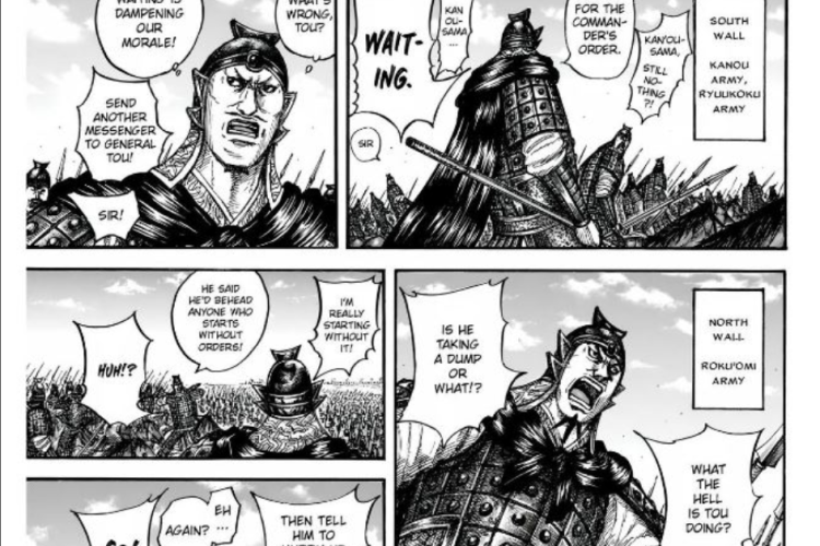 Link Read of Kingdom Manga Chapter 839 English Subtitle, Shin at Full Power