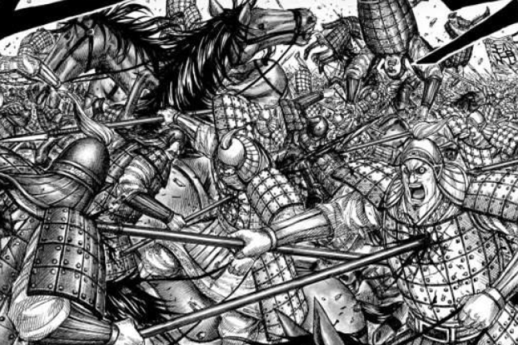 Reading Manga Kingdom Chapter 866 English Translation Scan, The War Has Entered Day 3