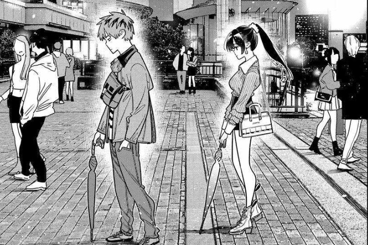Update RAW Manga Kanojo, Okarishimasu Chapter 383 English Scan Doesn't Meant To Be Together No Matter How Big The Effort
