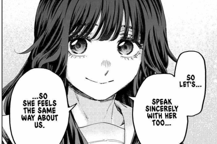 Spoilers of Manga The Fragrant Flower Blooms With Dignity Chapter 179 English Scan, A Touching Message