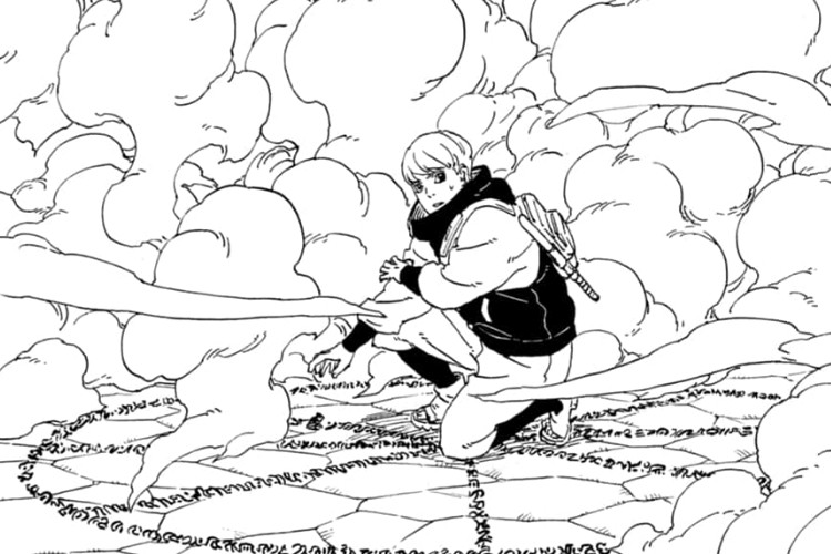 Spoiler Manga Boruto: Two Blue Vortex Chapter 28 English RAW Eida Finally Confronted Sarada and Sumire