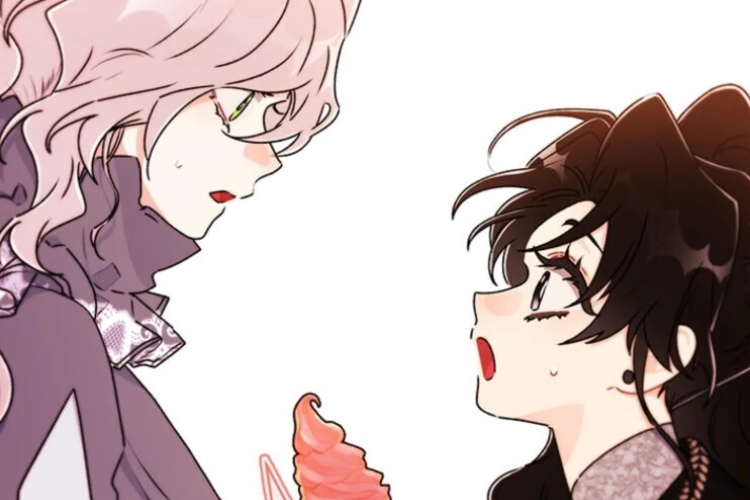 Link I Became the Male Lead’s Adopted Daughter Chapter 140 English Sub Manhwa Scan RAW, Meles' Confused Expression