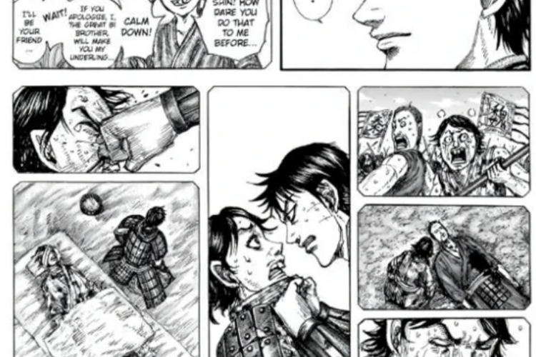 Spoilers of Manga Kingdom Chapter 847 RAW English Sub, Shin's Attack Grows Stronger